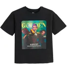 Cool Club, Luźny t-shirt dziewczęcy, czarny, K-Pop Demon Hunters