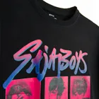 Cool Club, Luźny t-shirt dziewczęcy, czarny, K-Pop Demon Hunters