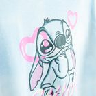 Cool Club, Luźny t-shirt dziewczęcy, niebieski, Lilo i Stitch