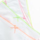 Cool Club, Majtki figi dziewczęce, białe, zestaw, 10 szt.