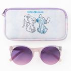 Cool Club, Okulary przeciwsłoneczne dziewczęce, Etui, fioletowe, Lilo i Stitch