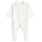 Cool Club, Pajac dziewczęcy, welurowy, biały