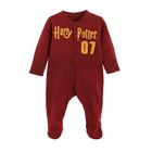 Cool Club, Pajac niemowlęcy, bordowy, ecru, Harry Potter, zestaw, 2 szt.