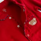 Cool Club, Pajac niemowlęcy, flanelowy, czerwony