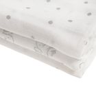 Cool Club, Pieluchy tetrowe niemowlęce, 70-70cm, kropki i króliczki, zestaw, 3 szt.