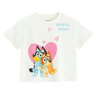 Cool Club, Piżama dziewczęca, biała, Bluey