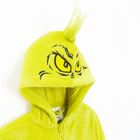 Cool Club, Piżama jednoczęściowa chłopięca z kapturem, zielona, Grinch