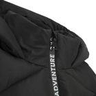 Cool Club, Płaszcz dziewczęcy z kapturem, ocieplany, czarny