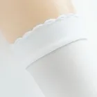 Cool Club, Podkolanówki dziewczęce, białe, mikrofibra, 40 DEN