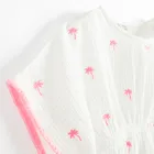 Cool Club, Poncho dziewczęce, muślinowe, białe