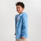 Cool Club, Przeciwdeszczowa kurtka chłopięca z kapturem, niebieska