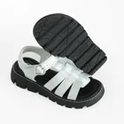 Cool Club, Sandały dziewczęce, srebrne