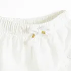 Cool Club, Spódnico-spodenki dziewczęce z lnem, białe