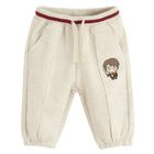 Cool Club, Spodnie dresowe chłopięce, beżowe, Harry Potter