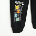 Cool Club, Spodnie dresowe chłopięce, czarne, Pokemon