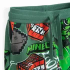Cool Club, Spodnie dresowe chłopięce, zielone, Minecraft