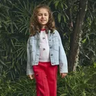 Cool Club, Spodnie dresowe dziewczęce, wide leg, czerwone