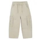 Cool Club, Spodnie materiałowe chłopięce, wide leg, beżowe