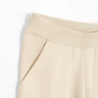 Cool Club, Spodnie materiałowe dziewczęce, sweterkowe, wide leg, beżowe