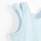 Cool Club, Sukienka dziewczęca bez rękawów, prążkowana, niebieska