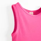 Cool Club, Sukienka dziewczęca bez rękawów, prążkowana, różowa