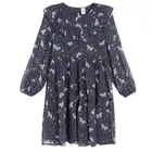 Cool Club, Sukienka dziewczęca z długim rękawem, fioletowa