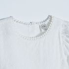 Cool Club, Sukienka dziewczęca z krótkim rękawem, biała