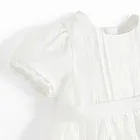 Cool Club, Sukienka dziewczęca z krótkim rękawem, biała