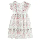 Cool Club, Sukienka dziewczęca z krótkim rękawem, biała