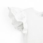 Cool Club, Sukienka dziewczęca z krótkim rękawem, biała