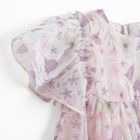 Cool Club, Sukienka dziewczęca z krótkim rękawem, fioletowa