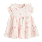 Cool Club, Sukienka dziewczęca z krótkim rękawem, różowa