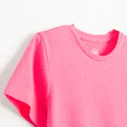 Cool Club, Sukienka dziewczęca z krótkim rękawem, różowa fluo