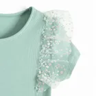 Cool Club, Sukienka dziewczęca z krótkim rękawem, zielona