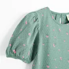 Cool Club, Sukienka dziewczęca z krótkim rękawem, zielona