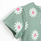 Cool Club, Sukienka dziewczęca z krótkim rękawem, zielona