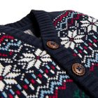 Cool Club, Sweter chłopięcy, kardigan, norweski wzór