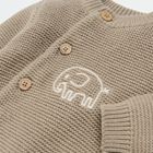 Cool Club, Sweter chłopięcy, rozpinany, bawełna organiczna, beżowy
