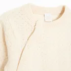 Cool Club, Sweter dziewczęcy, rozpinany, beżowy