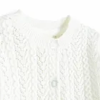 Cool Club, Sweter dziewczęcy, rozpinany, biały