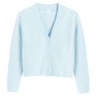 Cool Club, Sweter dziewczęcy, rozpinany, niebieski