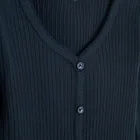 Cool Club, Sweter dziewczęcy, rozpinany, prążkowany, granatowy