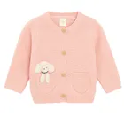 Cool Club, Sweter dziewczęcy, rozpinany, różowy
