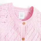 Cool Club, Sweter dziewczęcy, rozpinany, różowy