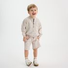 Cool Club, Szorty chłopięce, beżowe, SmileyWorld