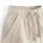 Cool Club, Szorty chłopięce z lnem, relaxed, beżowe