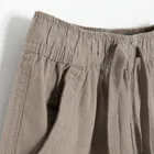 Cool Club, Szorty chłopięce z lnem, relaxed, brązowe