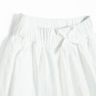 Cool Club, Szorty dziewczęce z lnem, białe