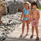 Cool Club, Szorty kąpielowe chłopięce, UV 50, brzoskwiniowe, Spider-Man