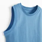 Cool Club, T-shirt chłopięcy bez rękawów, niebieski